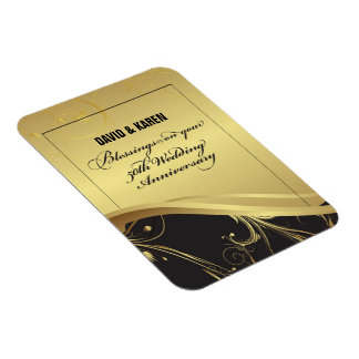 Personaliseer het 50e Jubileum Religieuze bruiloft Magneet