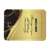 Personaliseer het 50e Jubileum Religieuze bruiloft Magneet (Horizontaal)