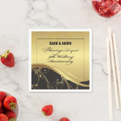 Personaliseer het 50e Jubileum Religieuze bruiloft Servet (Insitu)