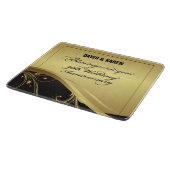 Personaliseer het 50e Jubileum Religieuze bruiloft Snijplank (Hoek)