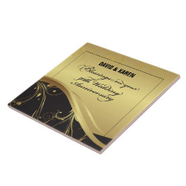 Personaliseer het 50e Jubileum Religieuze bruiloft Tegeltje