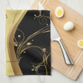 Personaliseer het 50e Jubileum Religieuze bruiloft Theedoek (Quarter Fold)