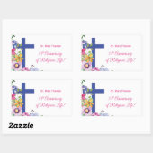 Personaliseer het 55e Jubileum Nun Religious Life Rechthoekige Sticker (Vel)