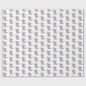 Personaliseer het 60ste Jubileum Nun Religious Lif Cadeaupapier (Vlak)