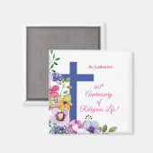 Personaliseer het 60ste Jubileum Nun Religious Lif Magneet (Voorkant / Achterkant)