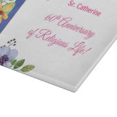 Personaliseer het 60ste Jubileum Nun Religious Lif Snijplank (Hoek)