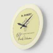 Personaliseer het 60ste Jubileum Priest in reliëfd Grote Klok (Hoek)