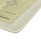 Personaliseer het 60ste Jubileum Priest in reliëfd Snijplank (Hoek)