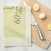 Personaliseer het 60ste Jubileum Priest in reliëfd Theedoek (Quarter Fold)