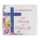 Personaliseer het 65e Jubileum Nun Religious Life Snijplank (Voorkant)