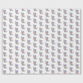 Personaliseer het 70e Jubileum Nun Religieuze Leve Cadeaupapier (Vlak)