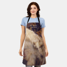 Personaliseer het Aziatische Borzoi Grooming Apron