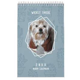 Personaliseer het! Cactus Cooler Pet Buddy Calenda Kalender