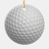 Personaliseer het, Golf Ball Keramisch Ornament (Achterkant)