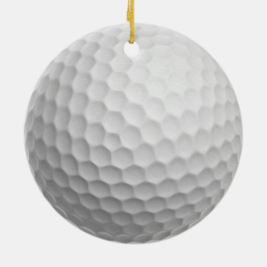 Personaliseer het, Golf Ball Keramisch Ornament (Achterkant)