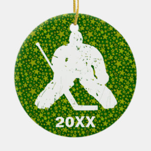 Personaliseer het, Hockey Goalie Keramisch Ornament