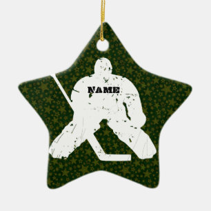 Personaliseer het, Hockey Goalie Keramisch Ornament