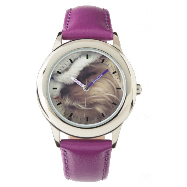 Personaliseer het! Huisdier foto Horloge (Voorkant)