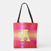 Personaliseer het Initiaal op voor en achter Tote Bag (Achterkant)