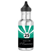 Personaliseer het Jubileum van de werknemer van 25 Waterfles (Rechts)