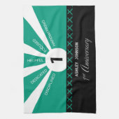 Personaliseer, het Jubileum van de werknemer van h Theedoek (Verticaal)