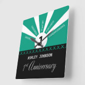 Personaliseer, het Jubileum van de werknemer van h Vierkante Klok (Hoek)