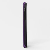 Personaliseer het Keep Calm Jouw tekst Paarse Stri Case-Mate iPhone Case (Achterkant/links)