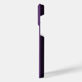 Personaliseer het Keep Calm Jouw tekst Paarse Stri iPhone Hoesje (Linkerkant)