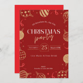 Personaliseer het kerstfeest kaart (Voorkant / Achterkant)