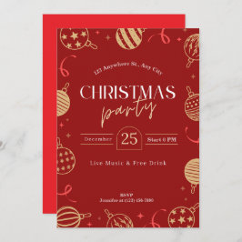 Personaliseer het kerstfeest kaart