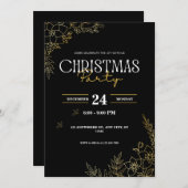 Personaliseer het kerstfeest kaart (Voorkant / Achterkant)