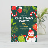 Personaliseer het kerstfeest kaart (Staand voorkant)