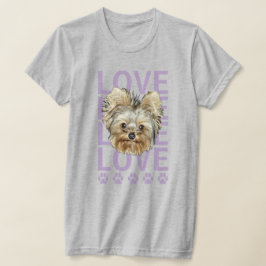 Personaliseer het! Liefde Paws Pet Foto T-shirt