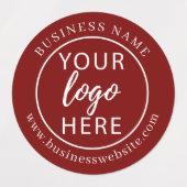 Personaliseer het logo van het merk voor kleine be labels (Design 2)