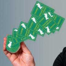 Personaliseer het magische witte konijn