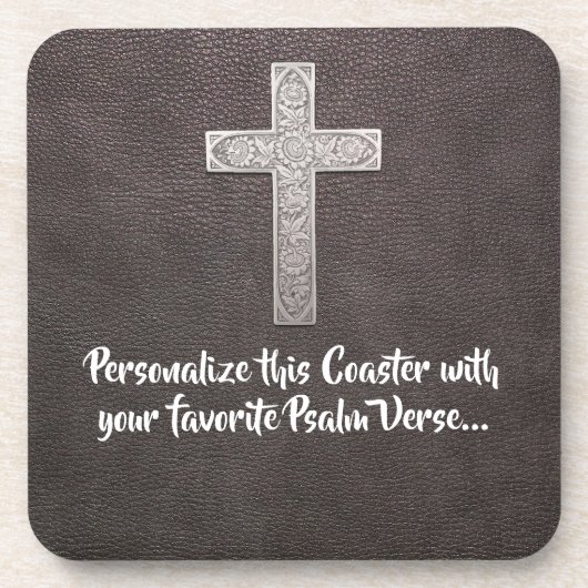Personaliseer het Metaal Kruis van de Tekst van he Bier Onderzetter (Voorkant)