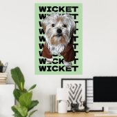 Personaliseer het! MINT Pet Foto & Naam Herhalen Poster (Thuiskantoor)