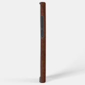 Personaliseer het! Nautical Mahogany Pirate Skull Samsung Galaxy Hoesje (Rechterkant)