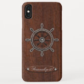 Personaliseer het! Nautisch schuurwiel Case-Mate iPhone Case (Achterkant)