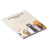 Personaliseer het Notitieblok van uw huisdierenlie (Schuin)