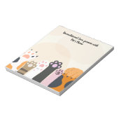 Personaliseer het Notitieblok van uw huisdierenlie (Linkerzijde)