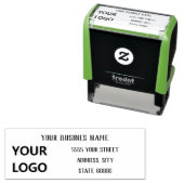 Personaliseer het ontwerp van uw eigen adresstempe zelfinktende stempel (In situ)