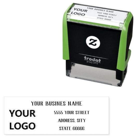 Personaliseer het ontwerp van uw eigen adresstempe zelfinktende stempel (In situ)