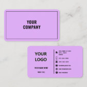 Personaliseer het ontwerp van uw eigen visitekaart visitekaartje (Voorkant / Achterkant)