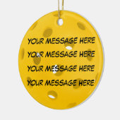 Personaliseer het, Pickleball Keramisch Ornament (Links)