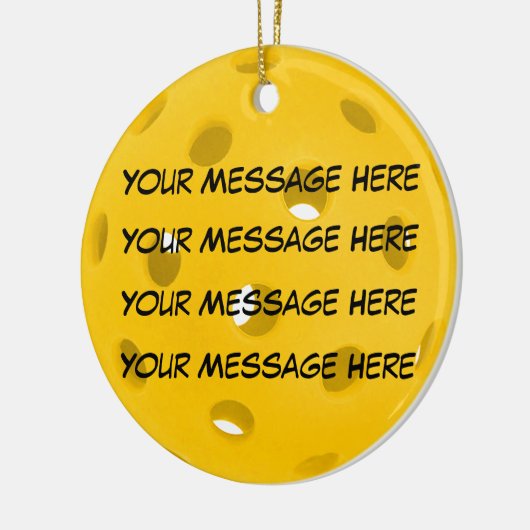 Personaliseer het, Pickleball Keramisch Ornament (Links)