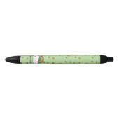 Personaliseer het! retro-sterrenwolken zwarte inkt pen (Voorkant)