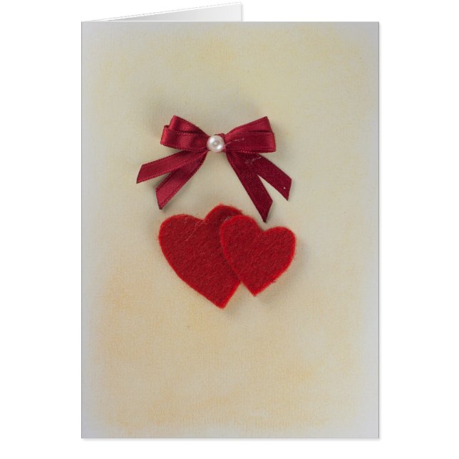 Personaliseer het rode hart van de Valentijns en d (Voorkant)