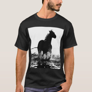 Personaliseer het runnen van de Pop van het Horse  T-shirt