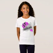 Personaliseer het Shirt Meisjes Cheer T-Shirt Cute (Voorkant volledig)